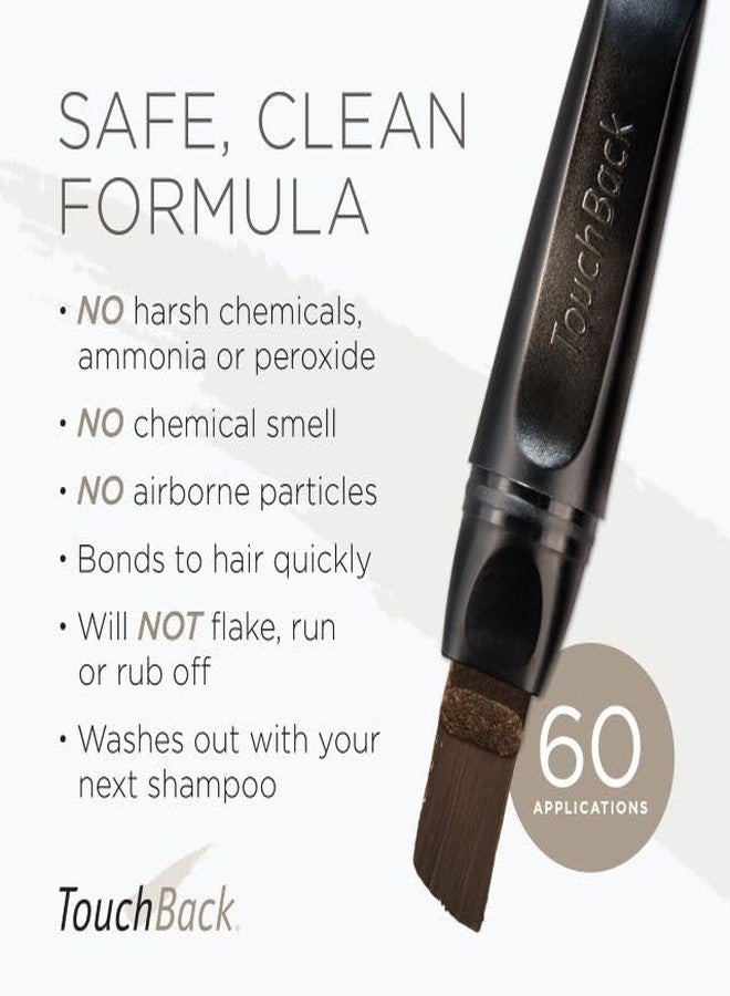 TouchBack Pro Gray Root Touch Up Marker Applicator - Real Hair Color - Medium Brown - Image 4